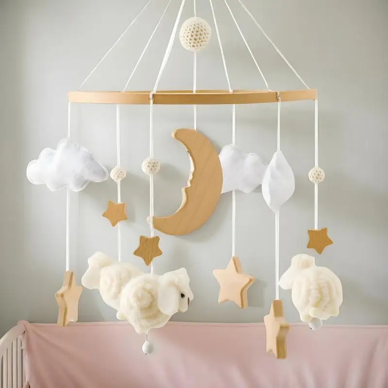 Crib Mobile Nursery Bassinet Pendant Musical Portable Bohemian Crib Mobile for 0-3 Boys and Girls Nursery Stroller Decoration
Crib Mobile Nursery Bassinet Pendant Musical Portable Bohemian Crib Mobile for 0-3 Boys and Girls Nursery Stroller Decoration