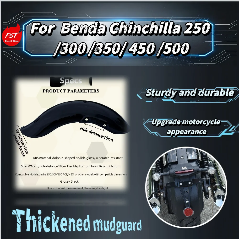 For Benda Chinchilla250 300 350 450 500 Full Set Extended Mud Shield Anti Dirty Practical Mod Parts
For Benda Chinchilla250 300 350 450 500 Full Set Extended Mud Shield Anti Dirty Practical Mod Parts