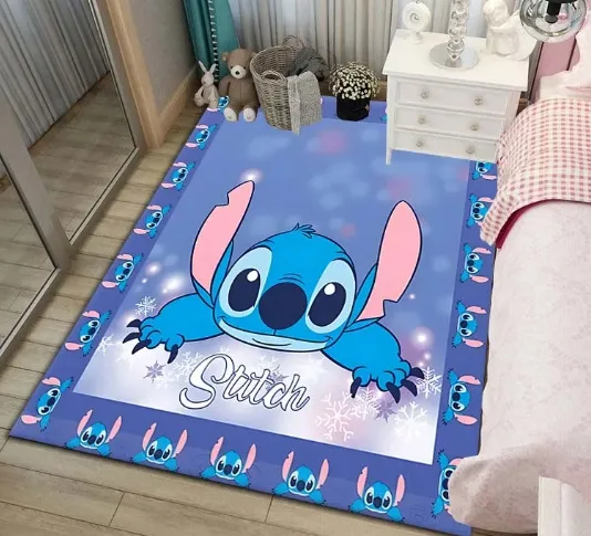 Новый ковер для дома большого размера Disney Stitch мультяшный Аниме Коврик для гостиной и кухни нескользящий напольный коврик декоративный ковер для детской спальни
Новый ковер для дома большого размера Disney Stitch мультяшный Аниме Коврик для гостиной и кухни нескользящий напольный коврик декоративный ковер для детской спальни