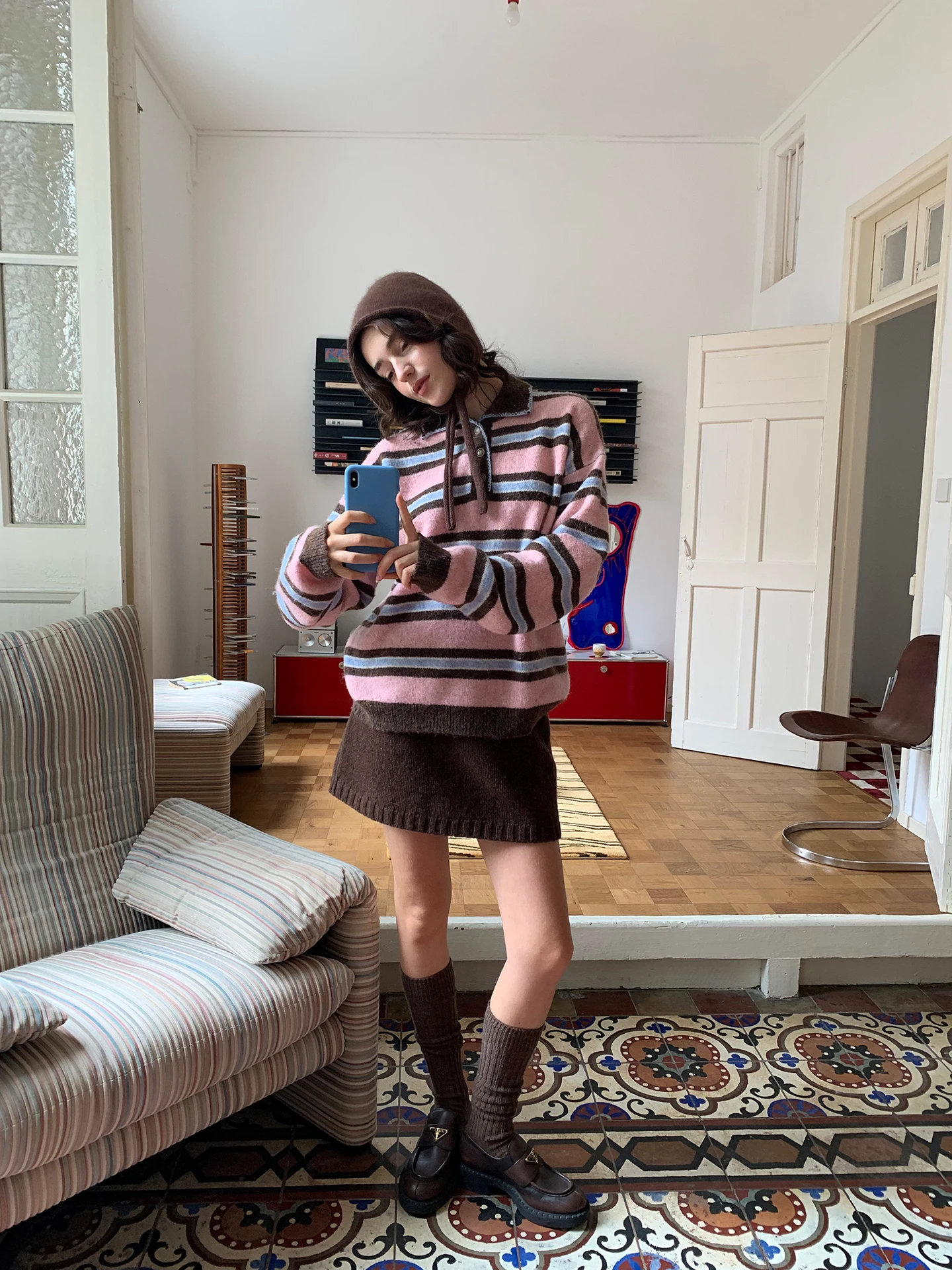 Soft Wool Knitted Sweater round Ne adient Color Stripes Nordic Fre Sle Women's Loose Fit Long Sve Knitwear
Soft Wool Knitted Sweater round Ne adient Color Stripes Nordic Fre Sle Women's Loose Fit Long Sve Knitwear