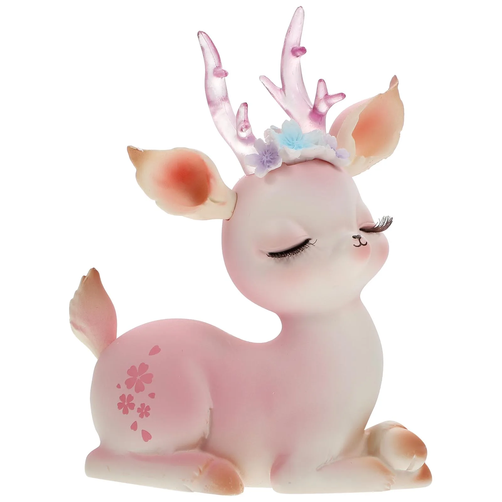 Resin Deer nament Vivid Flower Design Compact Bedroom Garden Decor Long Use Classic Deerlet Adornment Desktop Kids Plaything
Resin Deer nament Vivid Flower Design Compact Bedroom Garden Decor Long Use Classic Deerlet Adornment Desktop Kids Plaything