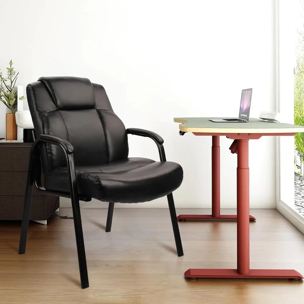 Big amp Tall 500 lb. Guest Chair, Leather Reception Chairs with Padded Arm Rest for Waiting Room Office Home and Meeting Confer
Big amp Tall 500 lb. Guest Chair, Leather Reception Chairs with Padded Arm Rest for Waiting Room Office Home and Meeting Confer