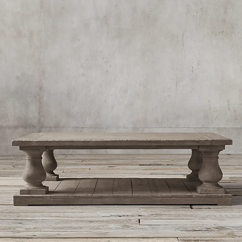 Retro living room home coffee table simple coffee table English solid wood tea table
Retro living room home coffee table simple coffee table English solid wood tea table