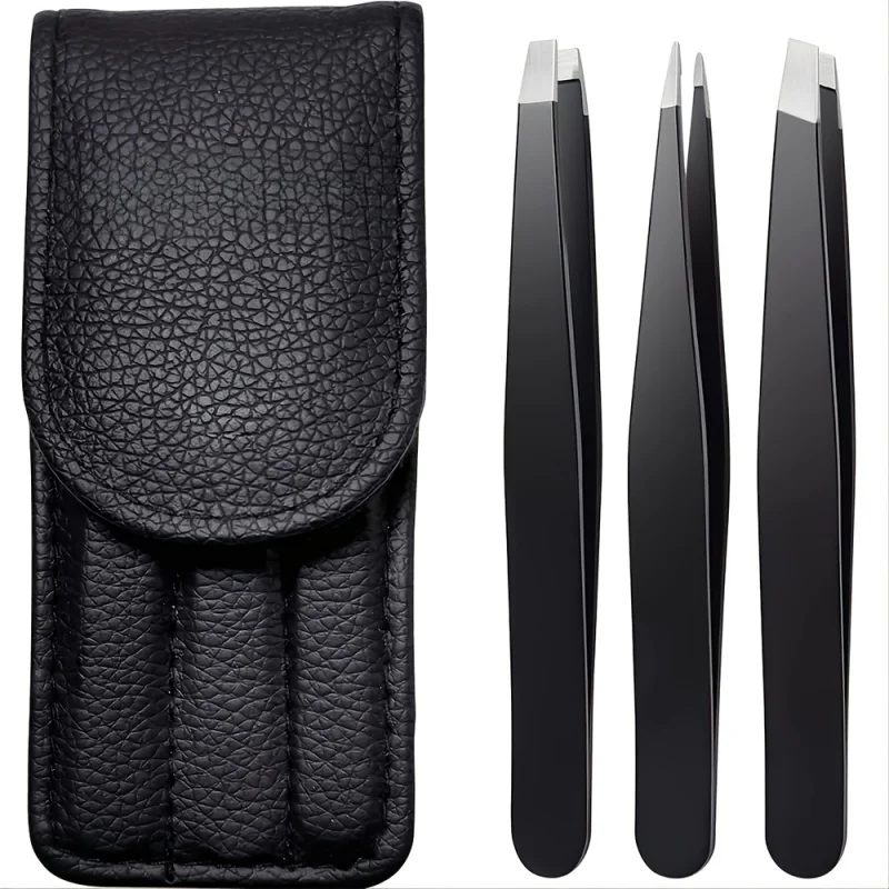 Tweezers Set 3-4pcs Premium Stainless Steel Eyebrow Precision Sharp Tip Tweezers for Body Ingrown and Facial Hair Removal
Tweezers Set 3-4pcs Premium Stainless Steel Eyebrow Precision Sharp Tip Tweezers for Body Ingrown and Facial Hair Removal