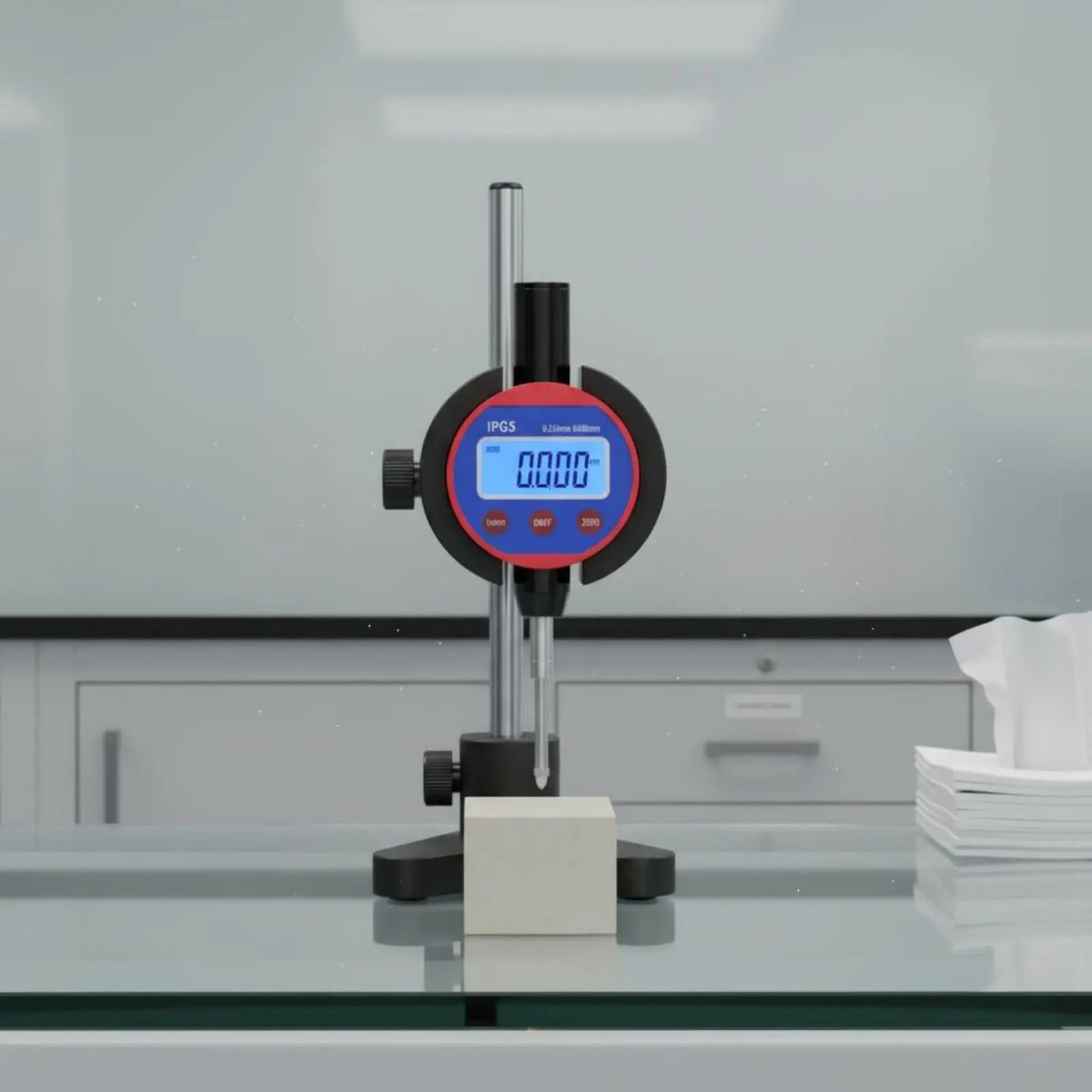 Digital Height Gauge Automatic Shutoff Electronic Gauge Indicator Digital Test Indicator Large LCD Display Workshop Equipment