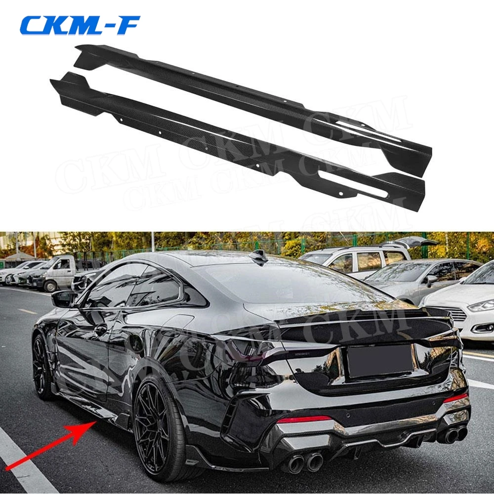 Carbon Fiber Side Skirt Rocker Panels FRP Body Kit Extension For BMW 4 Series G22 G23 Coupe 2021+ Car Door Protected Accessories
Carbon Fiber Side Skirt Rocker Panels FRP Body Kit Extension For BMW 4 Series G22 G23 Coupe 2021+ Car Door Protected Accessories
