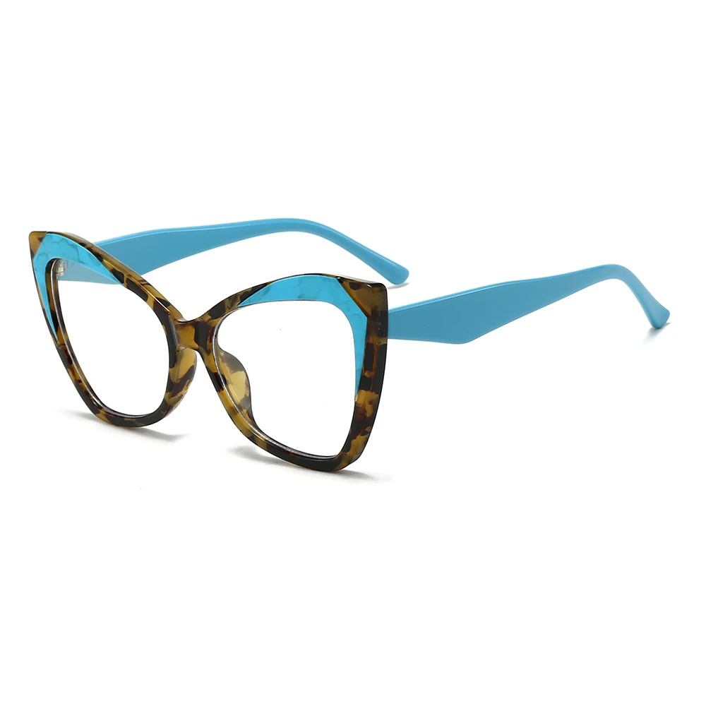 European and American style cat eye glasses for women, anti blue light, can be paired with myopia level flat lenses
European and American style cat eye glasses for women, anti blue light, can be paired with myopia level flat lenses