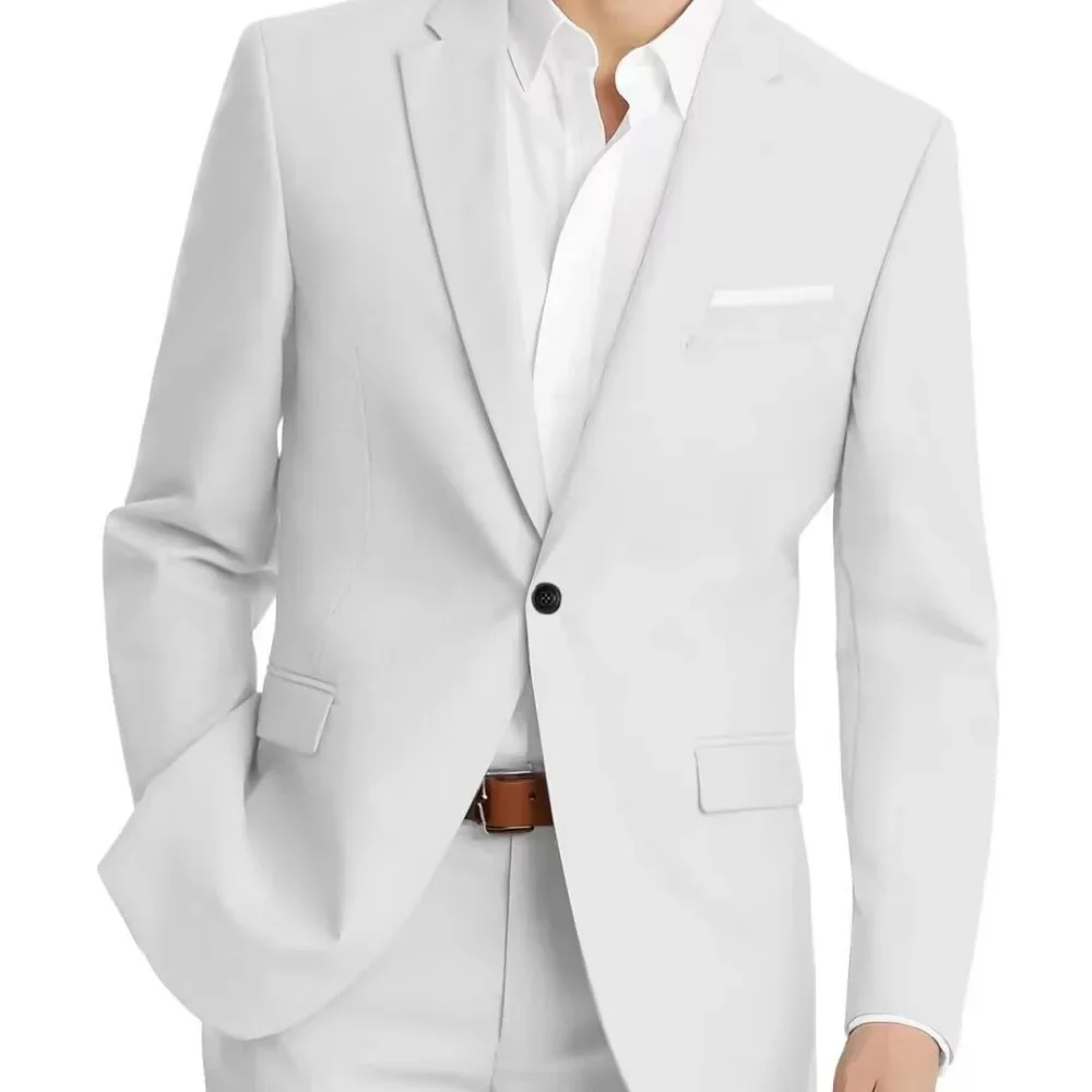 Men's Boutique High-end Suit Two-piece (Jacket+Pants) Business Casual Office Dress Wedding Banquet Social Dance Casual Suit
Men's Boutique High-end Suit Two-piece (Jacket+Pants) Business Casual Office Dress Wedding Banquet Social Dance Casual Suit