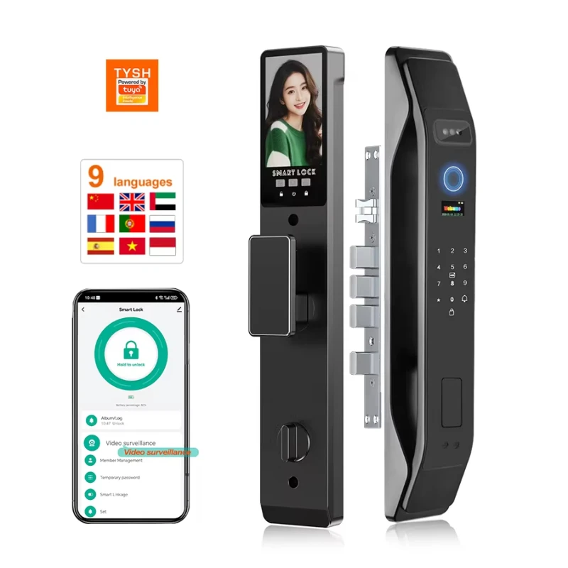 Automatic Videol Surveillance Video Intercom Smart Door Lock Camera Wood Doors Face Recognition Smart
Automatic Videol Surveillance Video Intercom Smart Door Lock Camera Wood Doors Face Recognition Smart