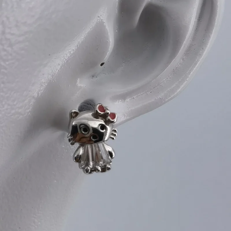 WJEB Earring Cartoon Kitty Cat Shaped Gemstone Inlaid With 925 Pure Silver Girl Women PartyChristmas Gifts Jewelry
WJEB Earring Cartoon Kitty Cat Shaped Gemstone Inlaid With 925 Pure Silver Girl Women PartyChristmas Gifts Jewelry
