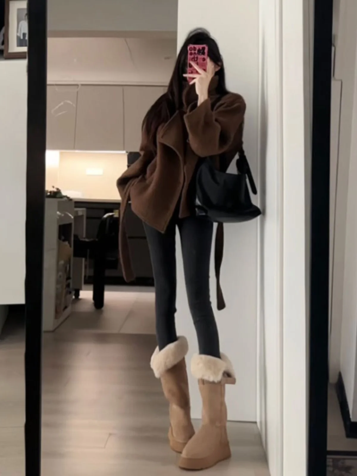 Korean Style Short High Collar Woolen Coat Women's Fashion Spring New Arrival Small Size Commute Friendly Button Detail
Korean Style Short High Collar Woolen Coat Women's Fashion Spring New Arrival Small Size Commute Friendly Button Detail