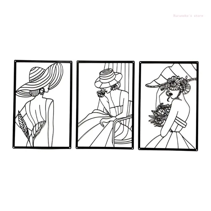 3Pcs Framed Black Modern Abstract Lines Art Wall Decor Women's Body Wall Decor
3Pcs Framed Black Modern Abstract Lines Art Wall Decor Women's Body Wall Decor