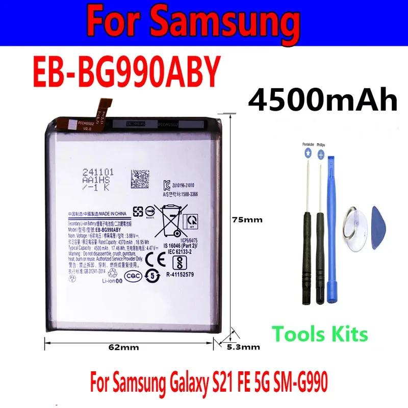 Распродажа вспышки EB-BG990ABY 4500 мАч аккумуляторные батареи для Samsung Galaxyy EB-BG990ABY 4500 мАч + бесплатные инструменты 
Распродажа вспышки EB-BG990ABY 4500 мАч аккумуляторные батареи для Samsung Galaxyy EB-BG990ABY 4500 мАч + бесплатные инструменты