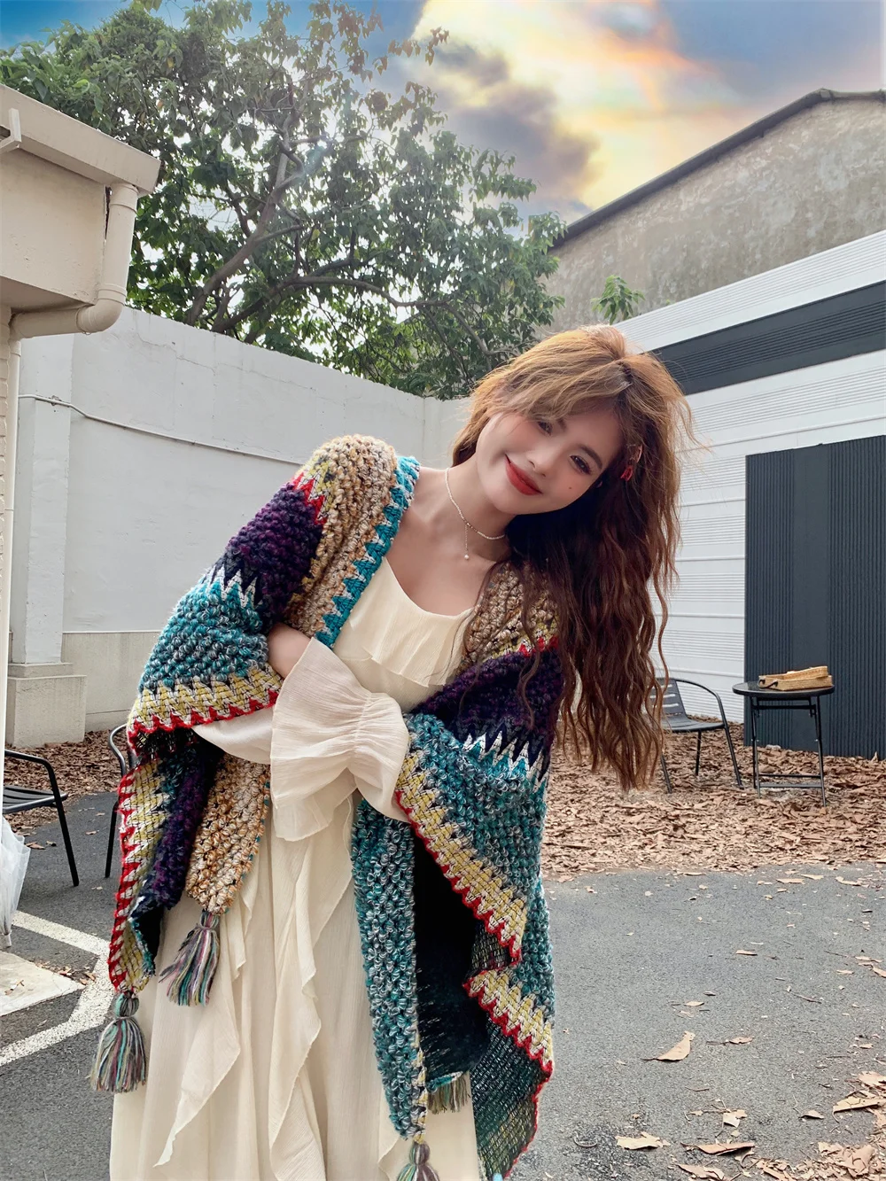 Retro Travel Sle Large Pamina Women's Coat Vintage Snow Mountain Tassel Ethnic Faion Street Sle Thi Knitted Sweater
Retro Travel Sle Large Pamina Women's Coat Vintage Snow Mountain Tassel Ethnic Faion Street Sle Thi Knitted Sweater