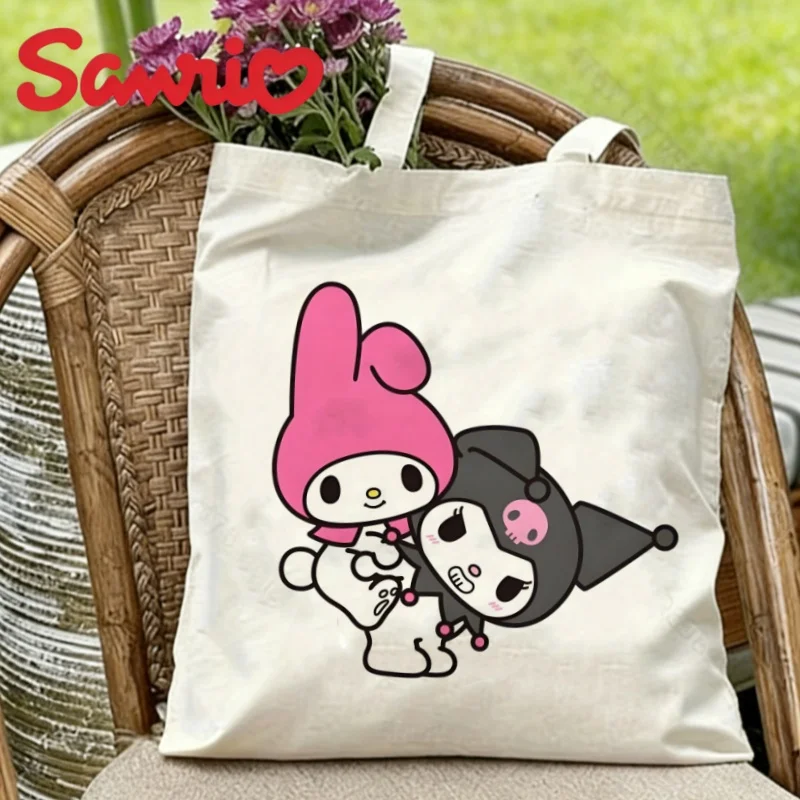 1PC Sanrio My Melody & Kuromi Canvas Tote Bag Double-sided Hug Print Eco-friendly Reusable Shoulder Bag
1PC Sanrio My Melody & Kuromi Canvas Tote Bag Double-sided Hug Print Eco-friendly Reusable Shoulder Bag