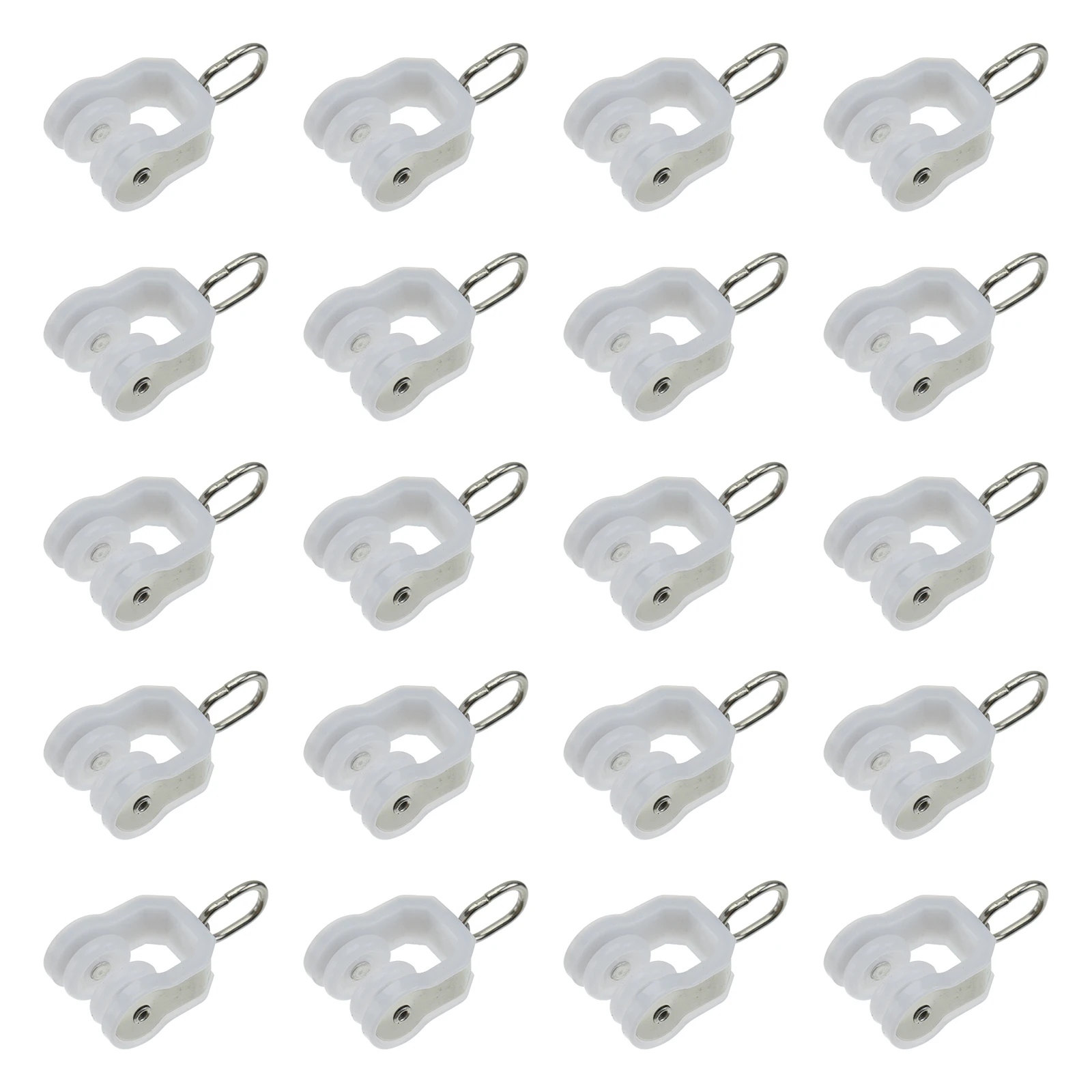 20Pcs Curtain Track Wheels Premium Material Long Lasting Easy Install Rollers for Drapes Sheers Curtain Track Roller
20Pcs Curtain Track Wheels Premium Material Long Lasting Easy Install Rollers for Drapes Sheers Curtain Track Roller