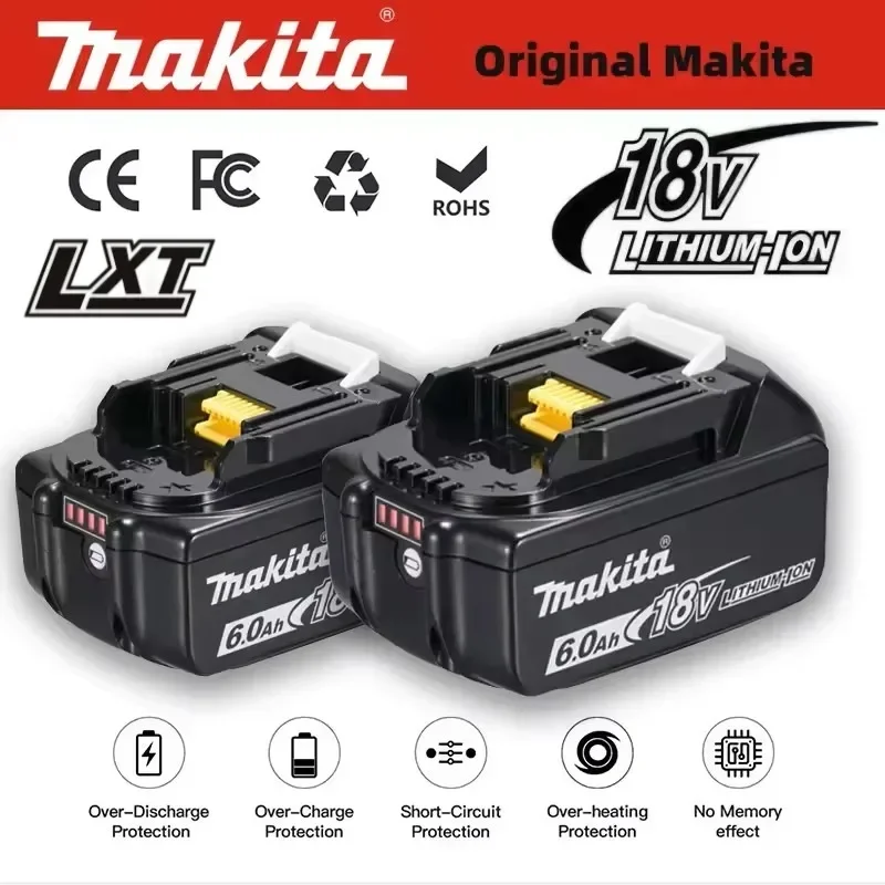618 Original Makita 18v battery for BL1850 BL1850B BL1860 BL 1860B BL1830 BL1815 BL1840 LXT400 6.0Ah for makita tools drill
618 Original Makita 18v battery for BL1850 BL1850B BL1860 BL 1860B BL1830 BL1815 BL1840 LXT400 6.0Ah for makita tools drill