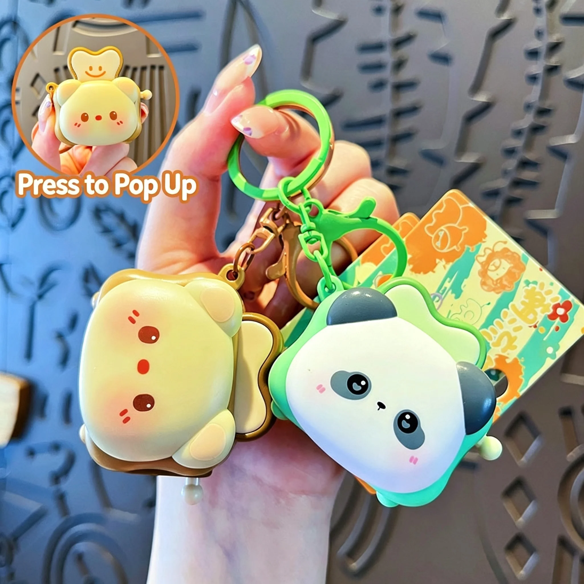 Cute Bread Machine Panda Creative Keychain, Stress-relieving Accessory | Exquisite Keychain | Cartoon Small Gift
Cute Bread Machine Panda Creative Keychain, Stress-relieving Accessory | Exquisite Keychain | Cartoon Small Gift