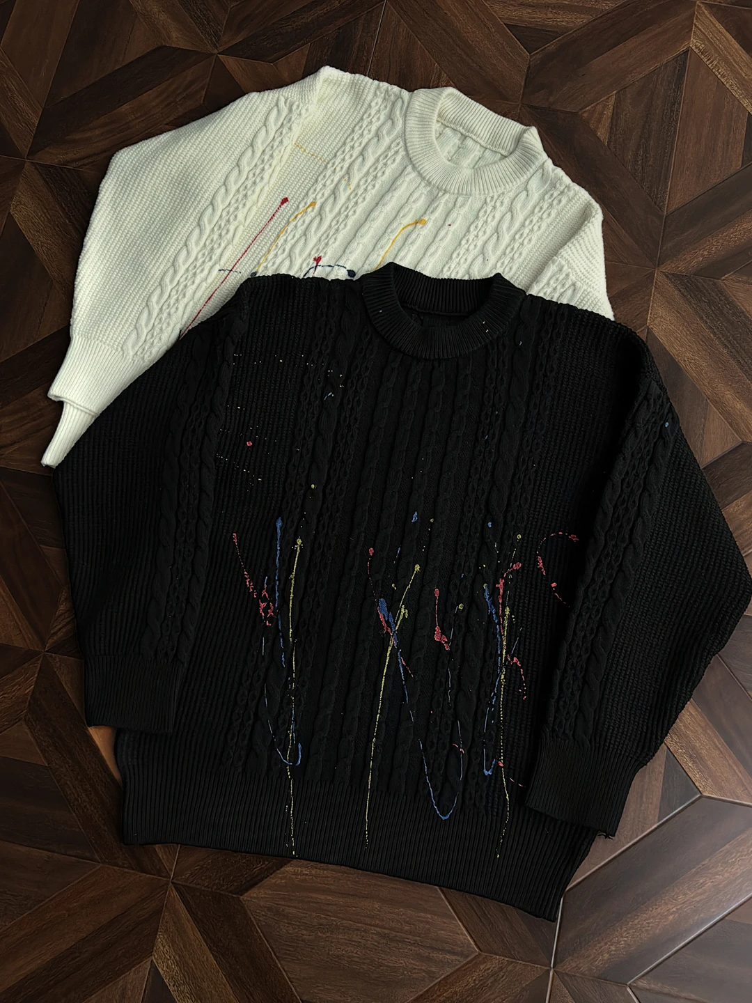 Мужской осенний трикотажный свитер свободного кроя с круглым вырезом, длинными рукавами, эффектом окрашивания, комфортный топ
Мужской осенний трикотажный свитер свободного кроя с круглым вырезом, длинными рукавами, эффектом окрашивания, комфортный топ