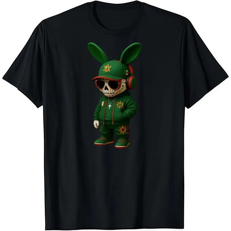 Hip Hop Skull Bunny Graphic T Shirt Oversized Streetwear Tee Cool Urban Cartoon Style Casual Top For Trendy Wear
Hip Hop Skull Bunny Graphic T Shirt Oversized Streetwear Tee Cool Urban Cartoon Style Casual Top For Trendy Wear