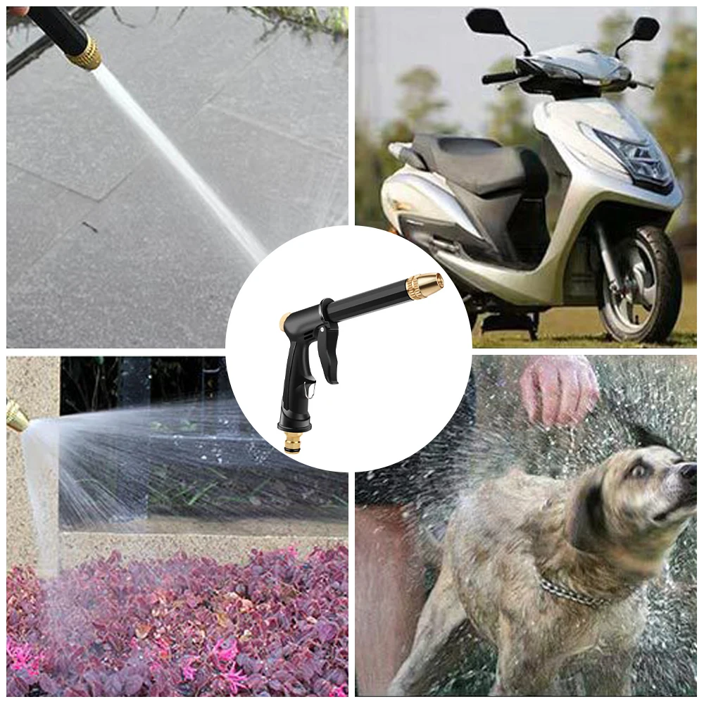 High Pressure Spray Water Gun Garden Washing Watering Hose Nozzle Sprinkler Foam Lance Universal Car Cleaning Auto Wash Sprayer
High Pressure Spray Water Gun Garden Washing Watering Hose Nozzle Sprinkler Foam Lance Universal Car Cleaning Auto Wash Sprayer