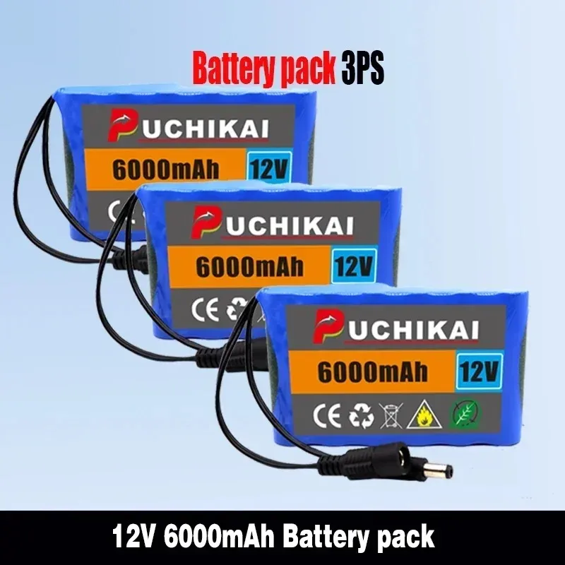 2025 New 3S2P 18650 Li-ion Battery 12V 6000mAh Pack with Charger, GPS Power Bank for Car Camera, Rechargeable DC Power
2025 New 3S2P 18650 Li-ion Battery 12V 6000mAh Pack with Charger, GPS Power Bank for Car Camera, Rechargeable DC Power