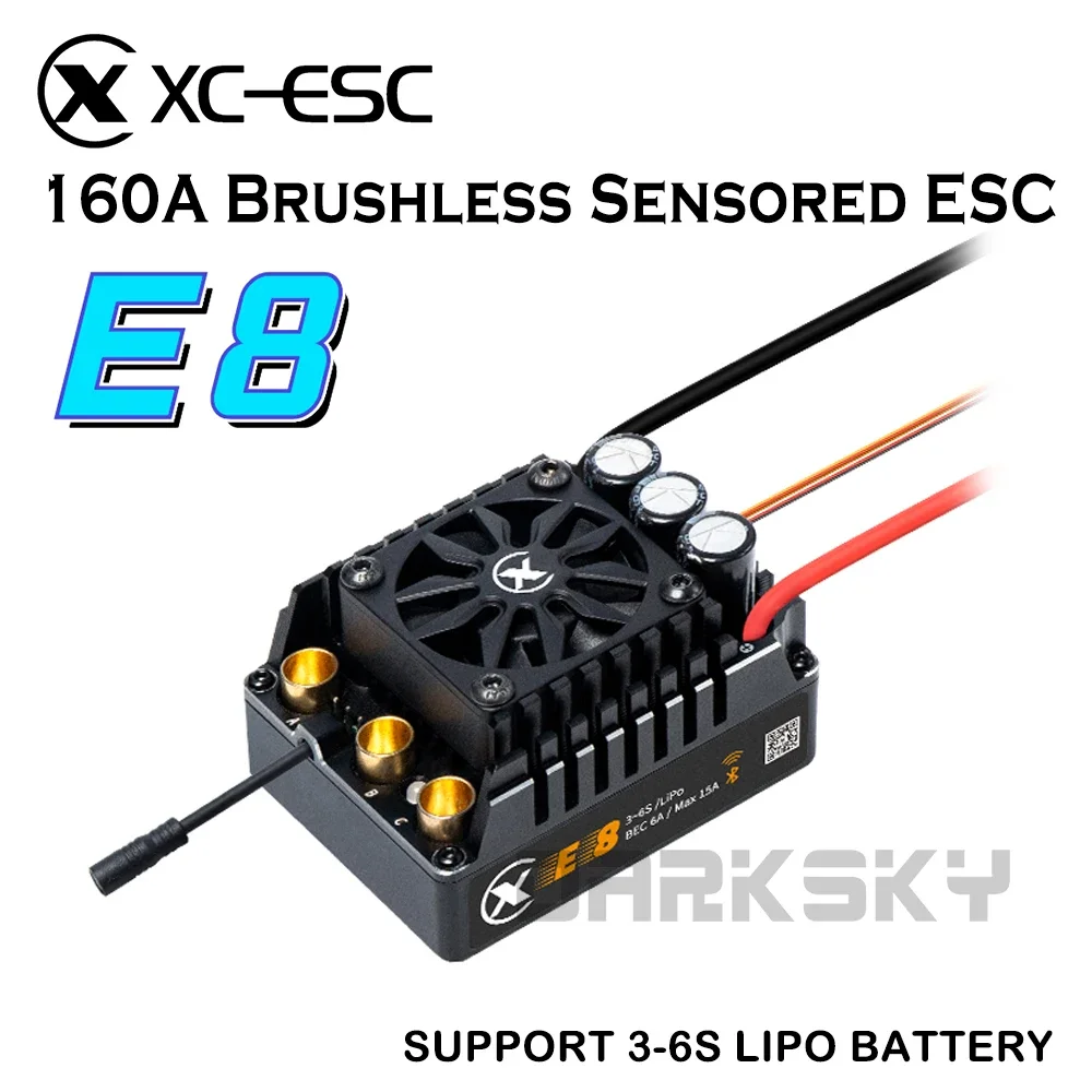 XC E8 160A 3-6S Lipo Sensored Brushless ESC для 1/8 1/7 RC Модель автомобиля Багги Грузовик Аксессуары
XC E8 160A 3-6S Lipo Sensored Brushless ESC для 1/8 1/7 RC Модель автомобиля Багги Грузовик Аксессуары