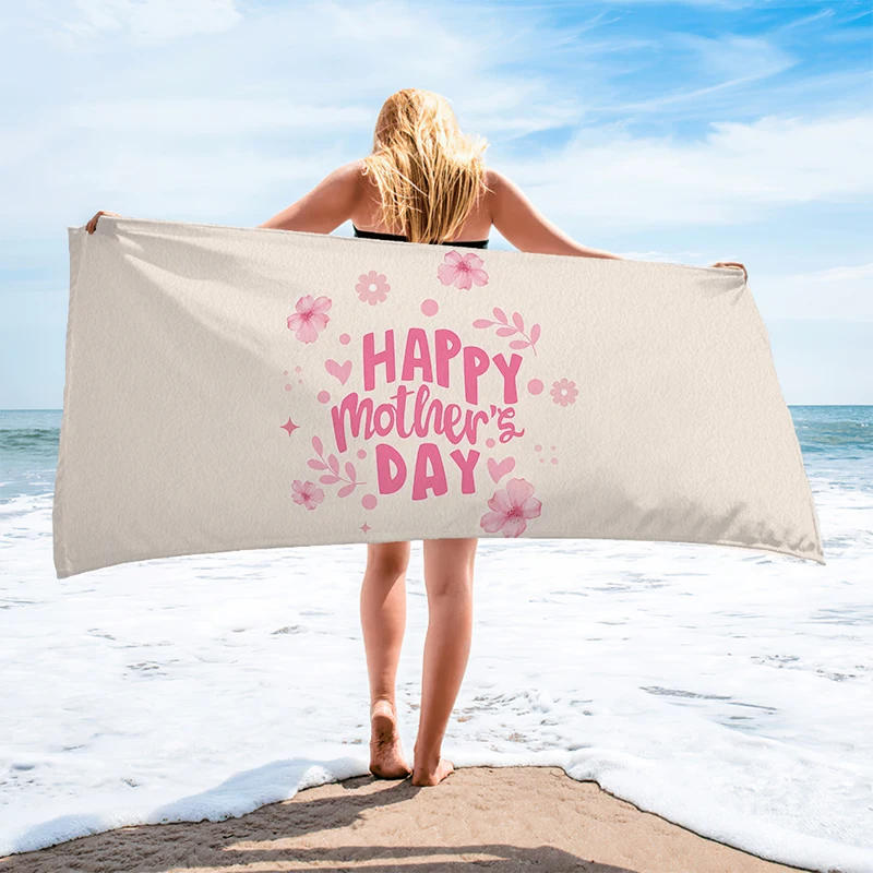Happy Mother's Day beach towel bathroom accessories Bath towels beach towel funny gift for mom birthday gift
Happy Mother's Day beach towel bathroom accessories Bath towels beach towel funny gift for mom birthday gift