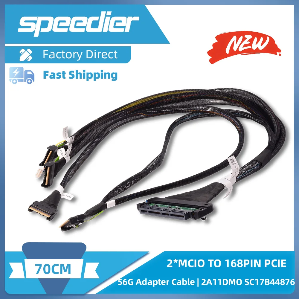 Кабель-удлинитель Dual MCIO на 168-контактный разъем PCIe (2*MCIO на 168P), адаптер 2A11DMO SC17B44876, 56G, 70 см
Кабель-удлинитель Dual MCIO на 168-контактный разъем PCIe (2*MCIO на 168P), адаптер 2A11DMO SC17B44876, 56G, 70 см