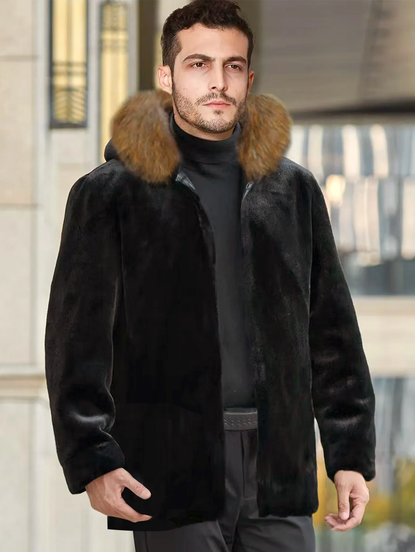 Men's Luxury Plush fur Regular Jacket Hooded Long Sleeved Winter Warm Casual Style Jacket With Pockets S-2XL
Men's Luxury Plush fur Regular Jacket Hooded Long Sleeved Winter Warm Casual Style Jacket With Pockets S-2XL