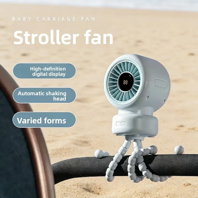 Baby Stroller Fan Can Swing Fan Octopus Clip Portable Desktop Charging Small Clip Fan Portable Mini Fan
Baby Stroller Fan Can Swing Fan Octopus Clip Portable Desktop Charging Small Clip Fan Portable Mini Fan