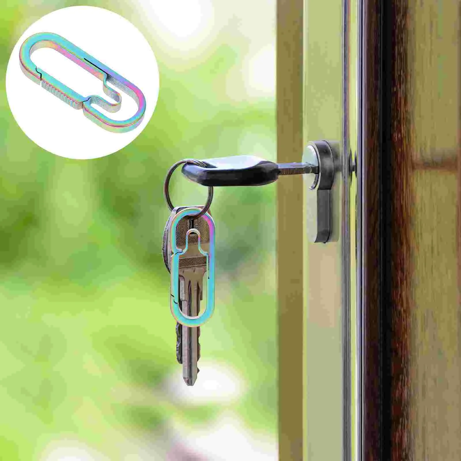 Titanium Alloy Carabiner Buckle Carabiner Buckle Practical Hook for Camping Hiking Outdoor Sports Accessories
Titanium Alloy Carabiner Buckle Carabiner Buckle Practical Hook for Camping Hiking Outdoor Sports Accessories