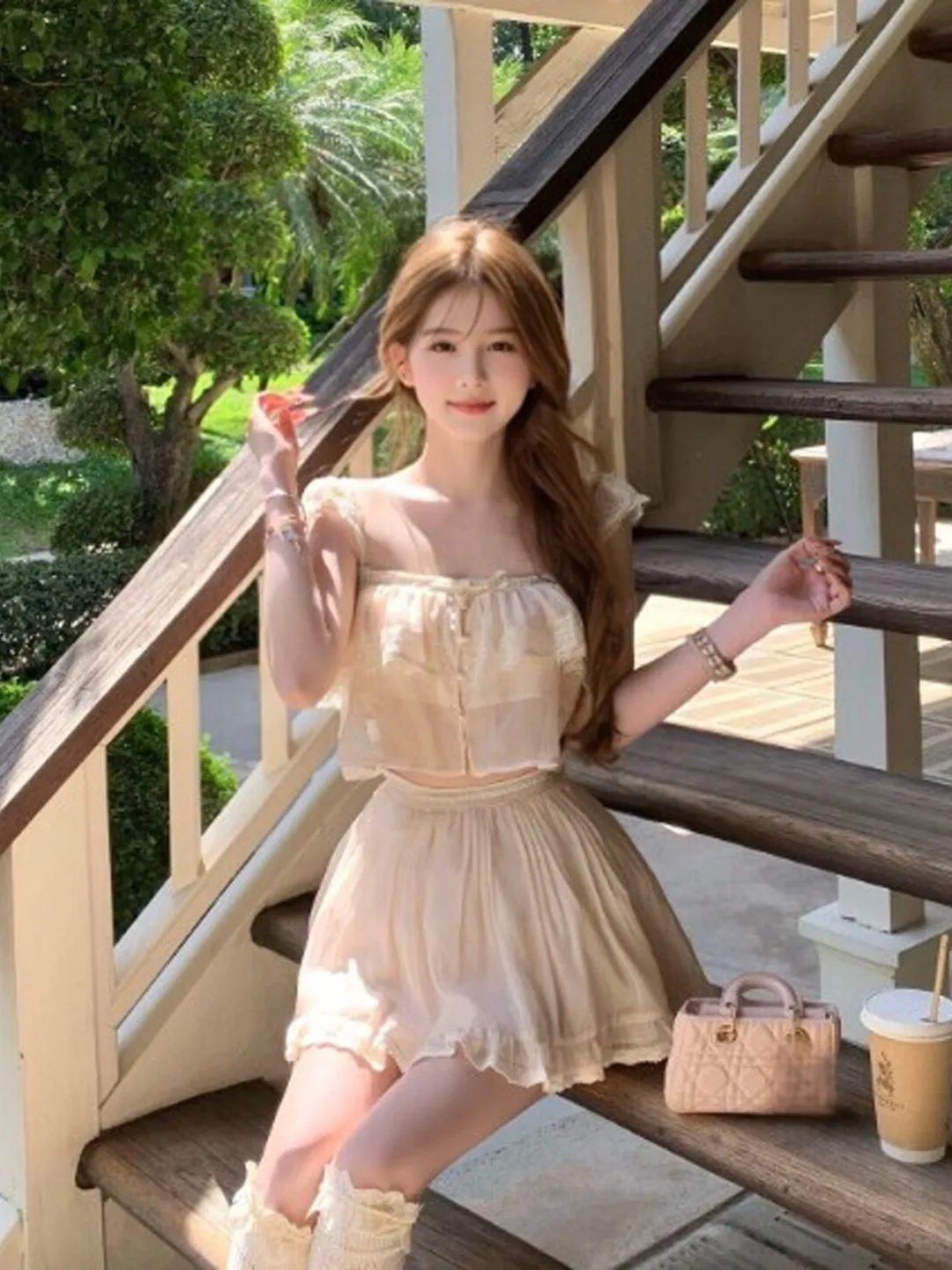 Gentle Wind Unique Super Beautiful Top Skirt Two-Piece Set Anti-Aging Whole OOTD Summer 2026 Women's Fashion Set Comfortable ...
Gentle Wind Unique Super Beautiful Top Skirt Two-Piece Set Anti-Aging Whole OOTD Summer 2026 Women's Fashion Set Comfortable ...
