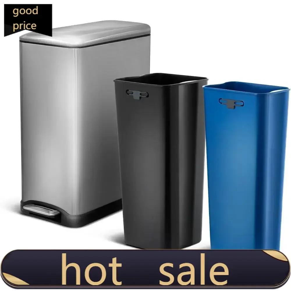 Activity price PopularDual-Compartment Stainless Steel Step-On Trash Can with Lid, 13 Gallons, Silver
Activity price PopularDual-Compartment Stainless Steel Step-On Trash Can with Lid, 13 Gallons, Silver