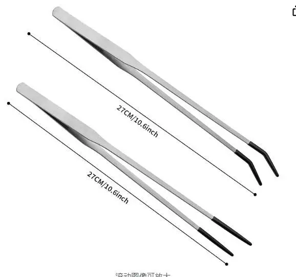 2Pcs Reptile Feeding Tongs Stainless Steel Curved Long Tweezers Rubber Tips Terrarium Aquarium Snake Supplies Hamster Tongs
2Pcs Reptile Feeding Tongs Stainless Steel Curved Long Tweezers Rubber Tips Terrarium Aquarium Snake Supplies Hamster Tongs