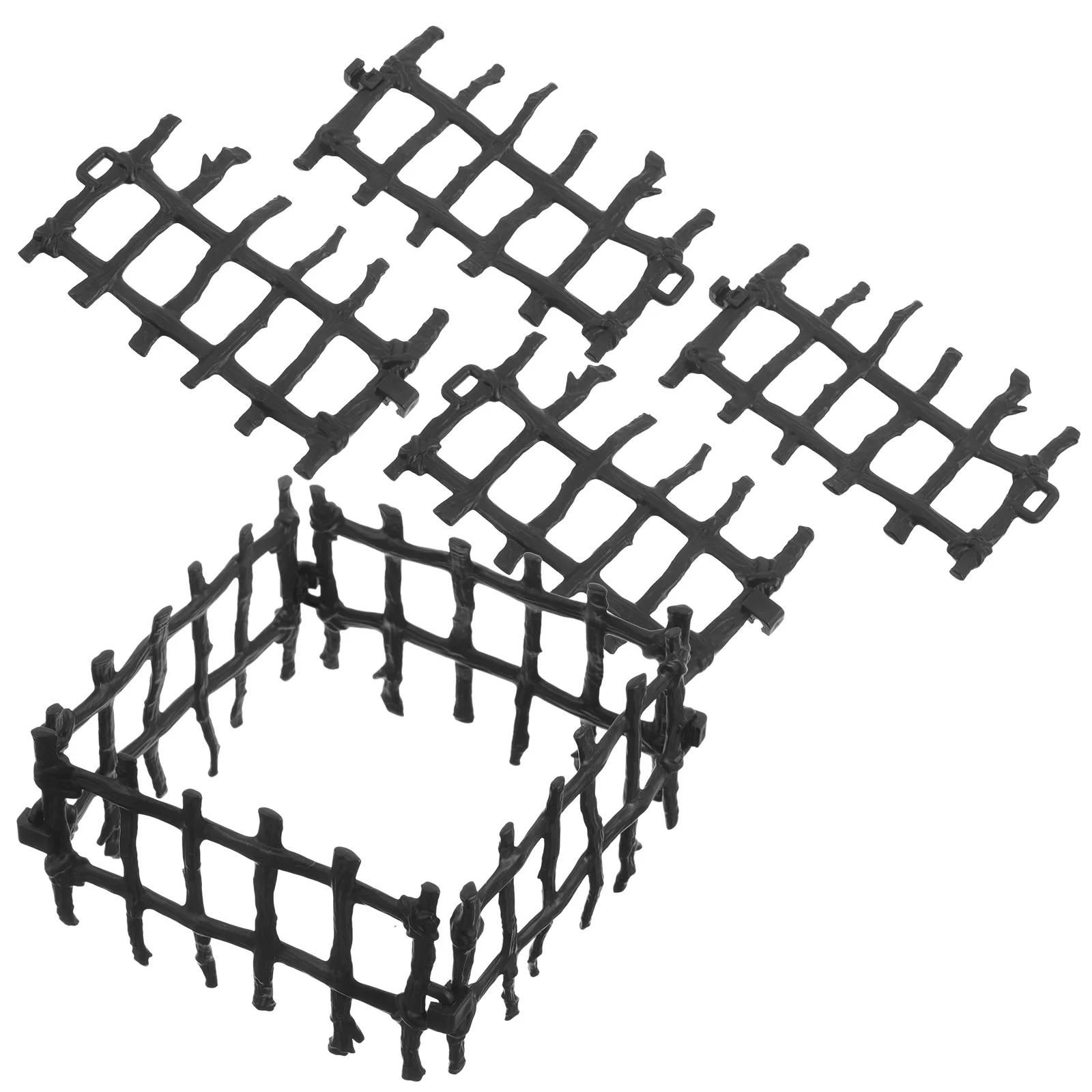 100 Pcs Fence Toys Kids DIY Black Creative Building Set Farm Animal Figurines Scene Accessories Material Portable Size
100 Pcs Fence Toys Kids DIY Black Creative Building Set Farm Animal Figurines Scene Accessories Material Portable Size