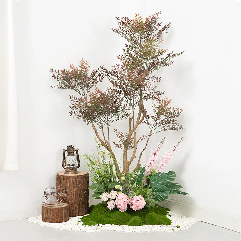 Large-scale simulated Nantian bamboo potted plant landscaping indoor and outdoor bionic green plant decorative floral arrangemen
Large-scale simulated Nantian bamboo potted plant landscaping indoor and outdoor bionic green plant decorative floral arrangemen