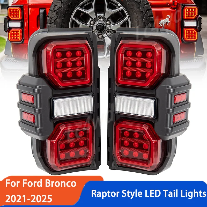 LC4WD 4x4 Exterior Accessories Raptor Style LED Tail Lights W/ Brake & Reverse For Ford Bronco 2021+( Excluding Raptor, Sport )
LC4WD 4x4 Exterior Accessories Raptor Style LED Tail Lights W/ Brake & Reverse For Ford Bronco 2021+( Excluding Raptor, Sport )