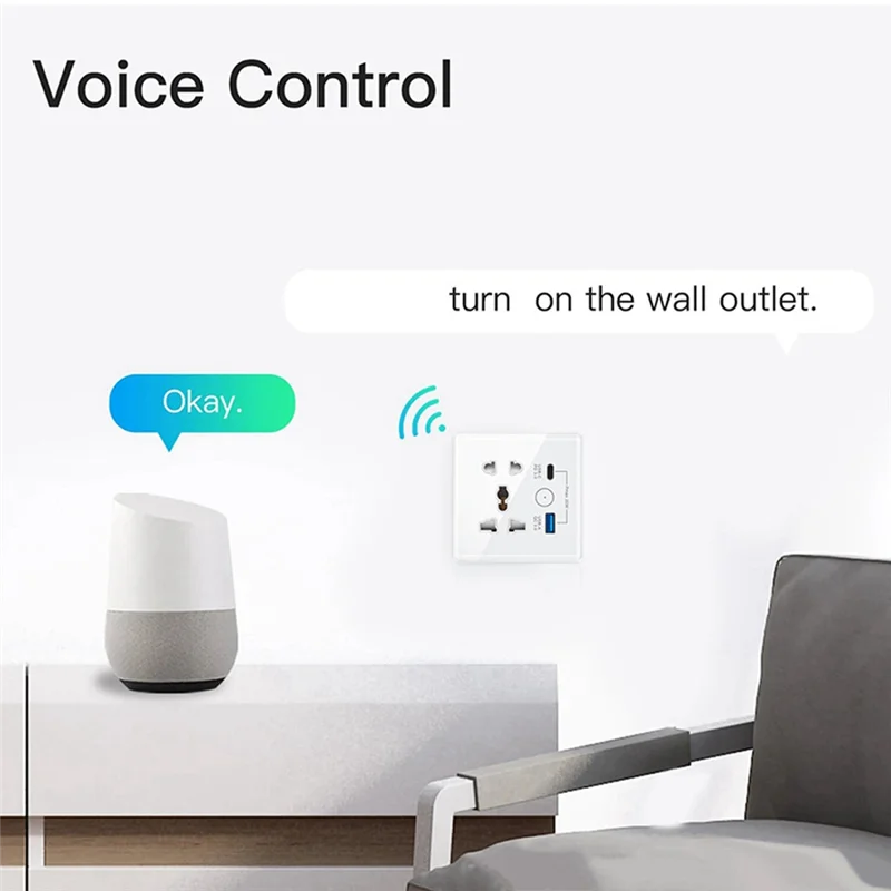 Умная розетка Tuya с Typec + USB-разъем для быстрой зарядки, дистанционная синхронизация, Wi-Fi, умная британская стандартная розетка 86 типа с пятью отверстиями B
Умная розетка Tuya с Typec + USB-разъем для быстрой зарядки, дистанционная синхронизация, Wi-Fi, умная британская стандартная розетка 86 типа с пятью отверстиями B