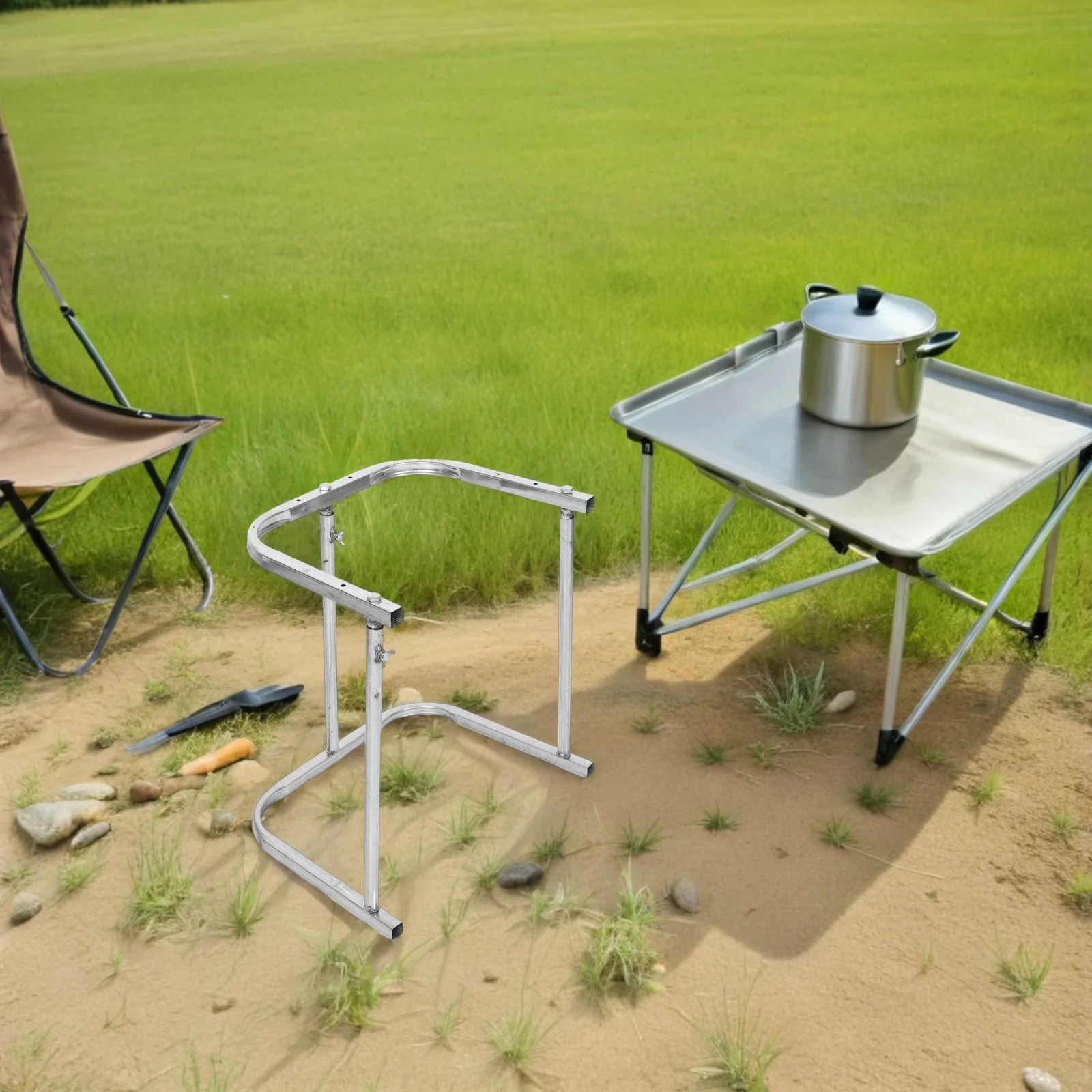 Heavy Duty Garbage Bag Stand Outdoor Metal Leaf Bag Holder Frame Portable Yard Waste Rack Windproof Rain Resistant for Camping
Heavy Duty Garbage Bag Stand Outdoor Metal Leaf Bag Holder Frame Portable Yard Waste Rack Windproof Rain Resistant for Camping