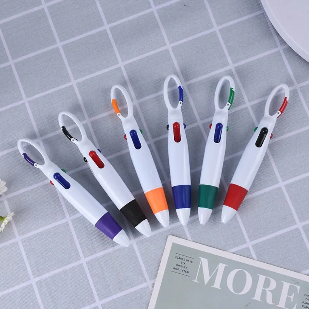 6 Pcs Writing Smoothly Mountain Buckle Pen Quick-Drying Shuttle Pen Portable Fat Pocket Press Retractable Four Color Plastic Pen
6 Pcs Writing Smoothly Mountain Buckle Pen Quick-Drying Shuttle Pen Portable Fat Pocket Press Retractable Four Color Plastic Pen