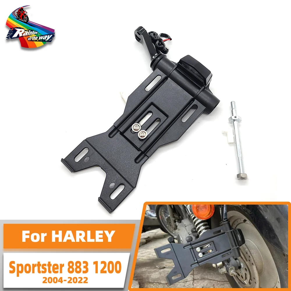 Motorcycle Side License Plate Holder LED Display For Harley Sportster XL883 XL 1200 Dyna Low Rider FXDLS Street Bob FXDB
Motorcycle Side License Plate Holder LED Display For Harley Sportster XL883 XL 1200 Dyna Low Rider FXDLS Street Bob FXDB