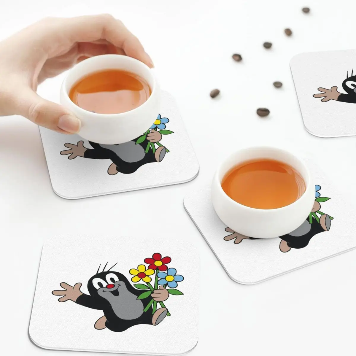 Милые подставки Happy Mole Krtek, кухонные салфетки, нескользящие изоляционные коврики для чашек, кофейных ковриков для декора, домашняя посуда, подушечки, набор из 4 шт.
Милые подставки Happy Mole Krtek, кухонные салфетки, нескользящие изоляционные коврики для чашек, кофейных ковриков для декора, домашняя посуда, подушечки, набор из 4 шт.