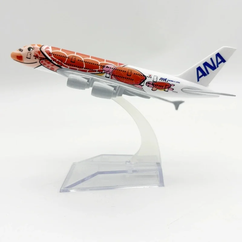 Металлическая модель самолета Japan Air ANA A380 с росписью «Морская черепаха», 16 см, масштаб 1/400, для детей, сувенир
Металлическая модель самолета Japan Air ANA A380 с росписью «Морская черепаха», 16 см, масштаб 1/400, для детей, сувенир