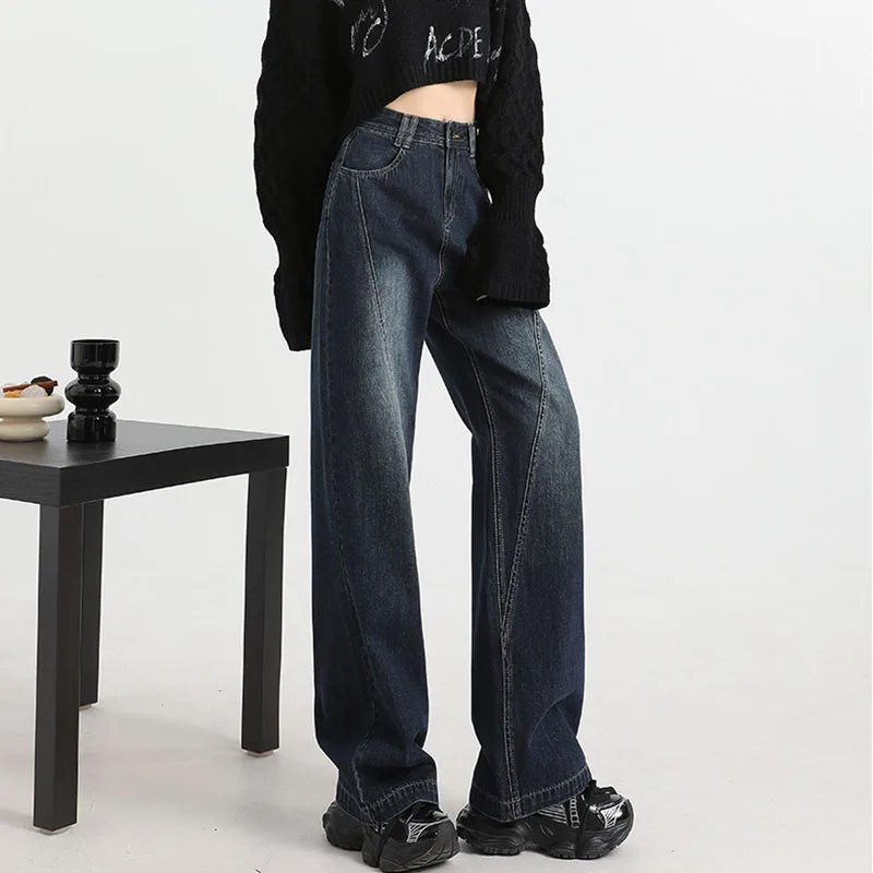 Plus Velvet Thicken Jeans for Women American Retro Streetwear Y2K Wide Leg Denim Pants Winter Loose Slimming High Waist Trousers
Plus Velvet Thicken Jeans for Women American Retro Streetwear Y2K Wide Leg Denim Pants Winter Loose Slimming High Waist Trousers