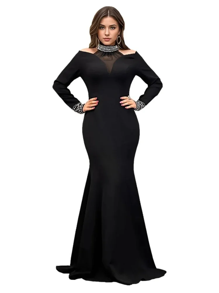African Party Dresses For Women 2025 New Fashion Dashiki Ankara Wedding Gowns Elegant Turkey Muslim Diamonds Maxi Dress
African Party Dresses For Women 2025 New Fashion Dashiki Ankara Wedding Gowns Elegant Turkey Muslim Diamonds Maxi Dress