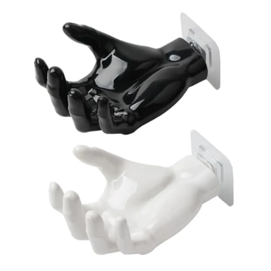 2 pcs Hand Shaped Soap Holder, Wall Mounted Strong Adhesive Hook for Home Storage of Keys and Earphones, Punch-Free Traceless S
2 pcs Hand Shaped Soap Holder, Wall Mounted Strong Adhesive Hook for Home Storage of Keys and Earphones, Punch-Free Traceless S