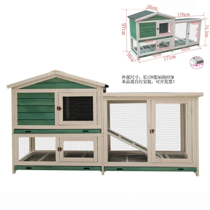 New Large-Capacity Outdoor Rabbit Breeding Cage Chicken Cage Bird Villa Rainproof Anti-Corrosion Cat House Pigeon Nest
New Large-Capacity Outdoor Rabbit Breeding Cage Chicken Cage Bird Villa Rainproof Anti-Corrosion Cat House Pigeon Nest