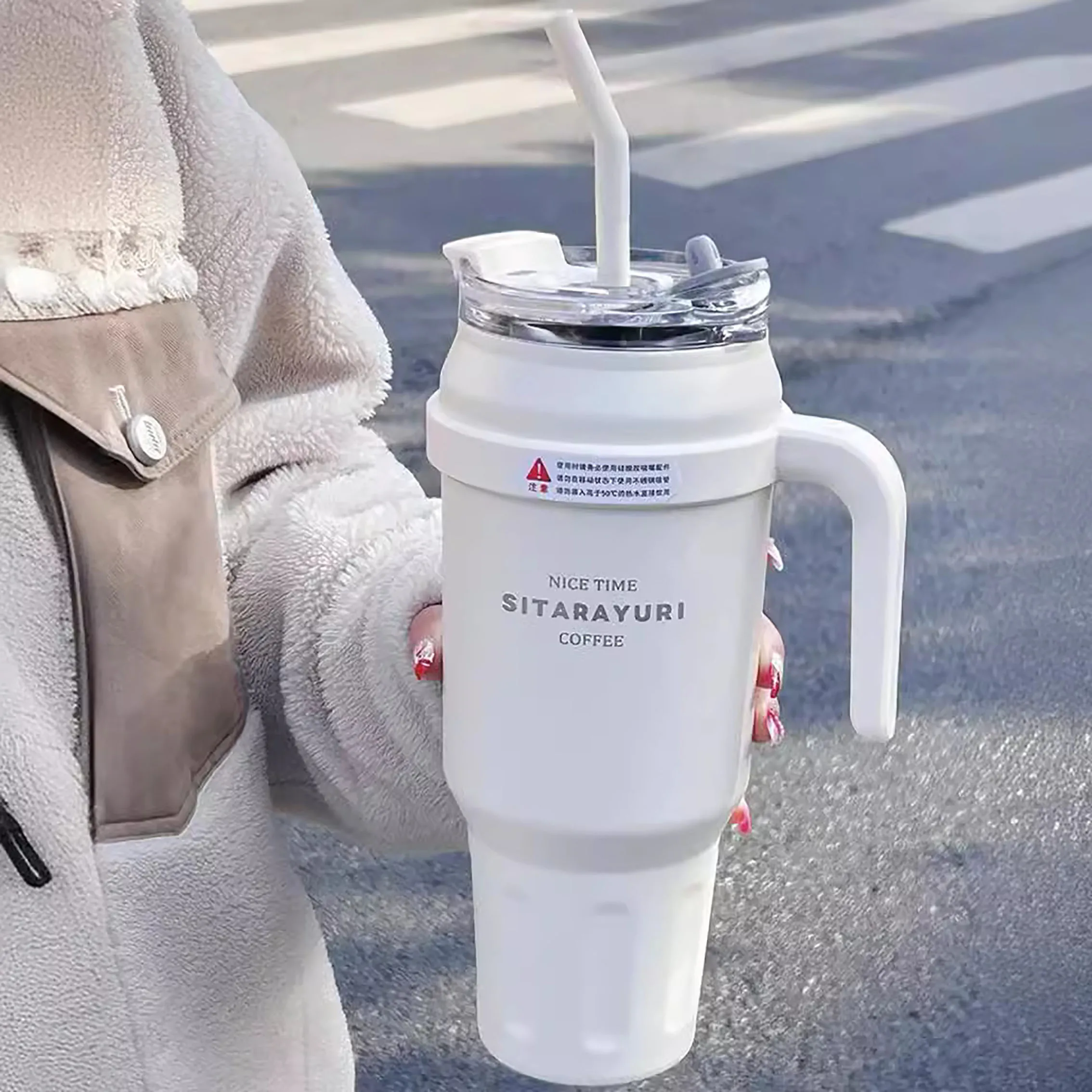 Large capacity handle, stainless steel insulated cup, cold cup, car cup, coffee cup, travel cup keep warm keep cold
Large capacity handle, stainless steel insulated cup, cold cup, car cup, coffee cup, travel cup keep warm keep cold