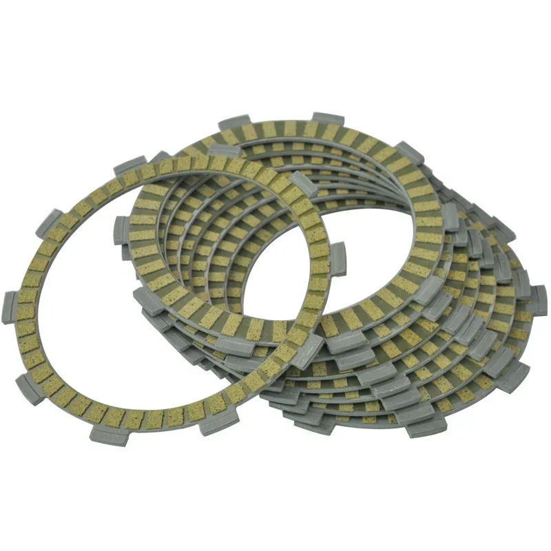 7PCS Motorcycle Clutch Plates for Honda CB350F 73-74 CB400T 78-81 CM400 79-81 CB450 82-86 CM450 FT500 82-83 XL500 79-82 XL700V 
7PCS Motorcycle Clutch Plates for Honda CB350F 73-74 CB400T 78-81 CM400 79-81 CB450 82-86 CM450 FT500 82-83 XL500 79-82 XL700V